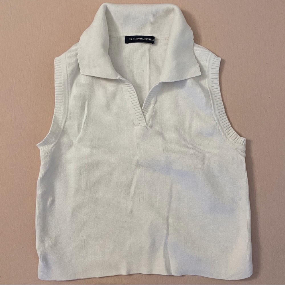 Brandy Melville Polo Sweater Vest